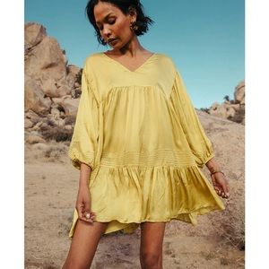 NWT Cleobella mustard dress Size Small.